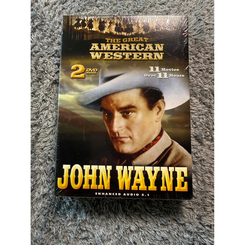 Platinum Disc John Wayne The Great American Western DVD Set 11 Movies New Sealed